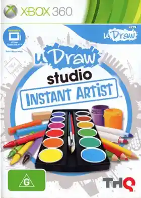 uDraw Studio Instant Artist (USA) box cover front